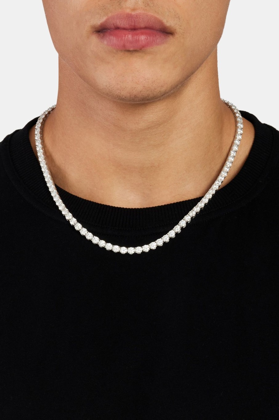 Iced Jewellery | cernucci Iced Jewellery Moissanite 5Mm Tennis Chain