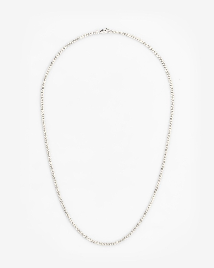 Chains | JWL-CHN Chains 925 3Mm Cuban Chain - Silver