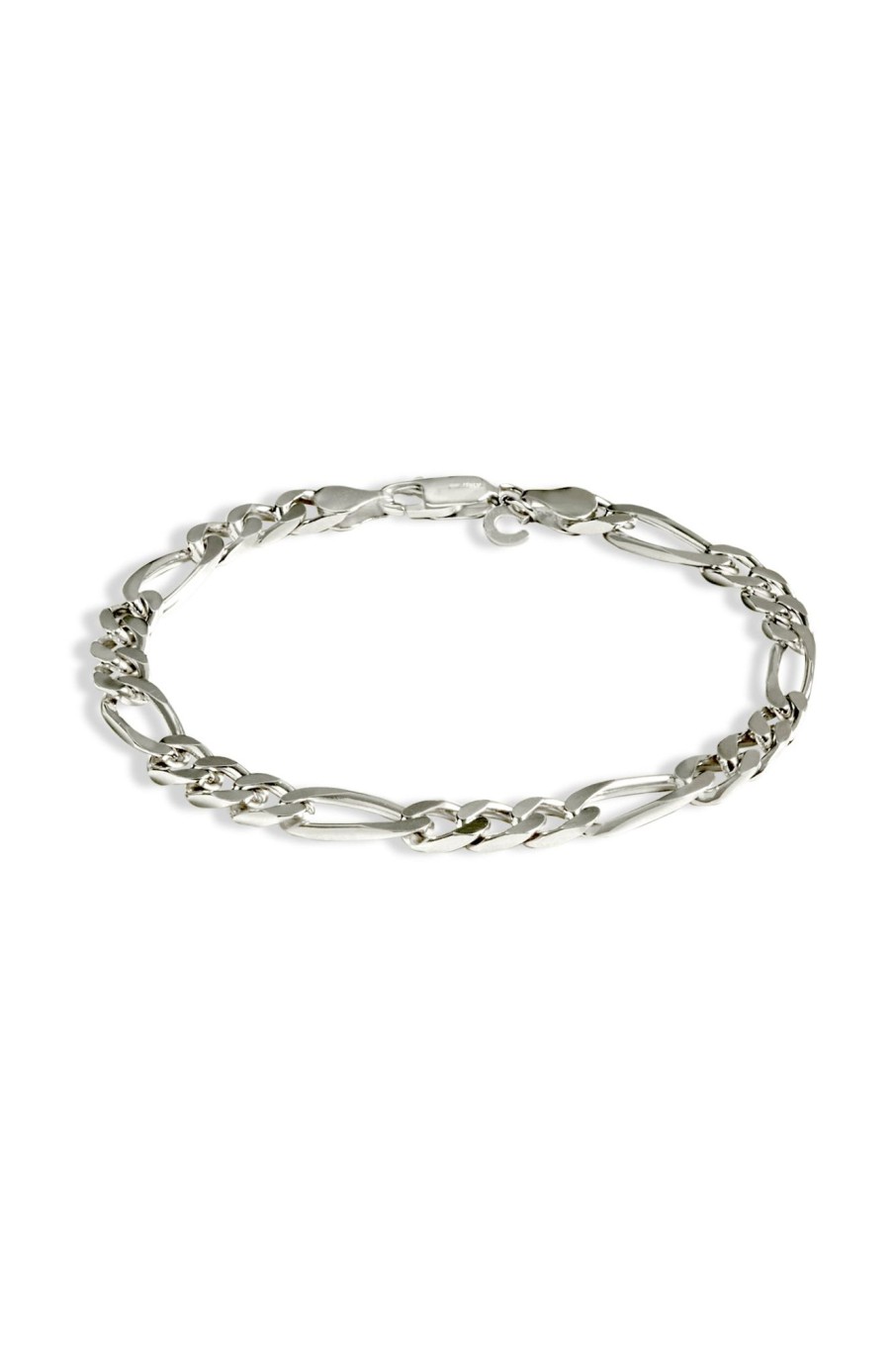 925 Sterling Silver | cernucci 925 Sterling Silver 925 Sterling Silver Figaro Bracelet