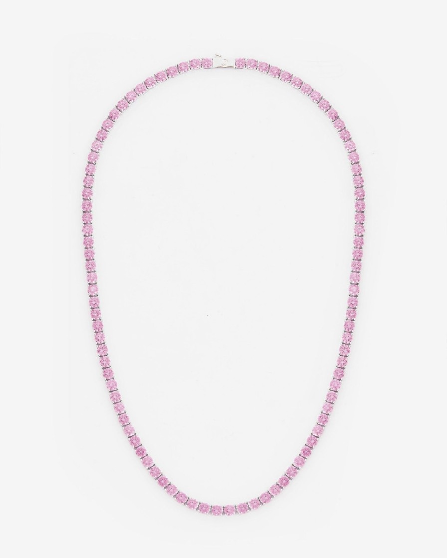 Chains | JWL-CHN Chains 5Mm Tennis Chain - Pastel Pink