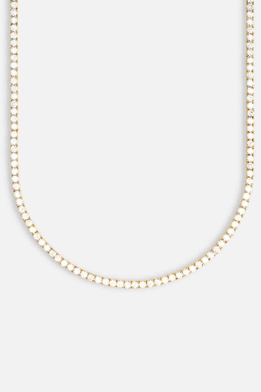 Iced Jewellery | JWL-CHN Iced Jewellery 3Mm Tennis Chain - Gold