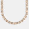 Chains | cernucci Chains Iced Square Cluster Chain - Champagne