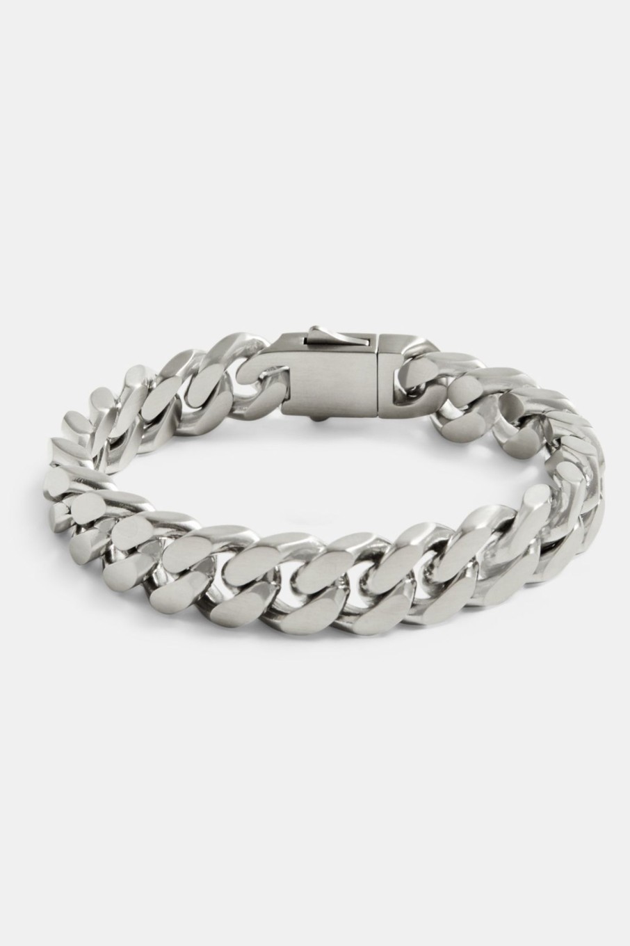 Bracelets & Bangles | cernucci Bracelets & Bangles Polished Pewter Flat Cuban Bracelet