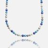 Necklaces | cernucci Necklaces 6Mm Pearl Necklace - Blue Multi