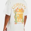 T-Shirts & Vests | cernucci T-Shirts & Vests Cernucci Orange Beach House Graphic T-Shirt - White