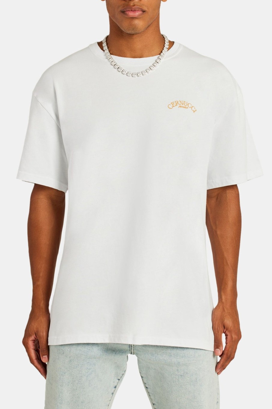 T-Shirts & Vests | cernucci T-Shirts & Vests Cernucci Orange Beach House Graphic T-Shirt - White