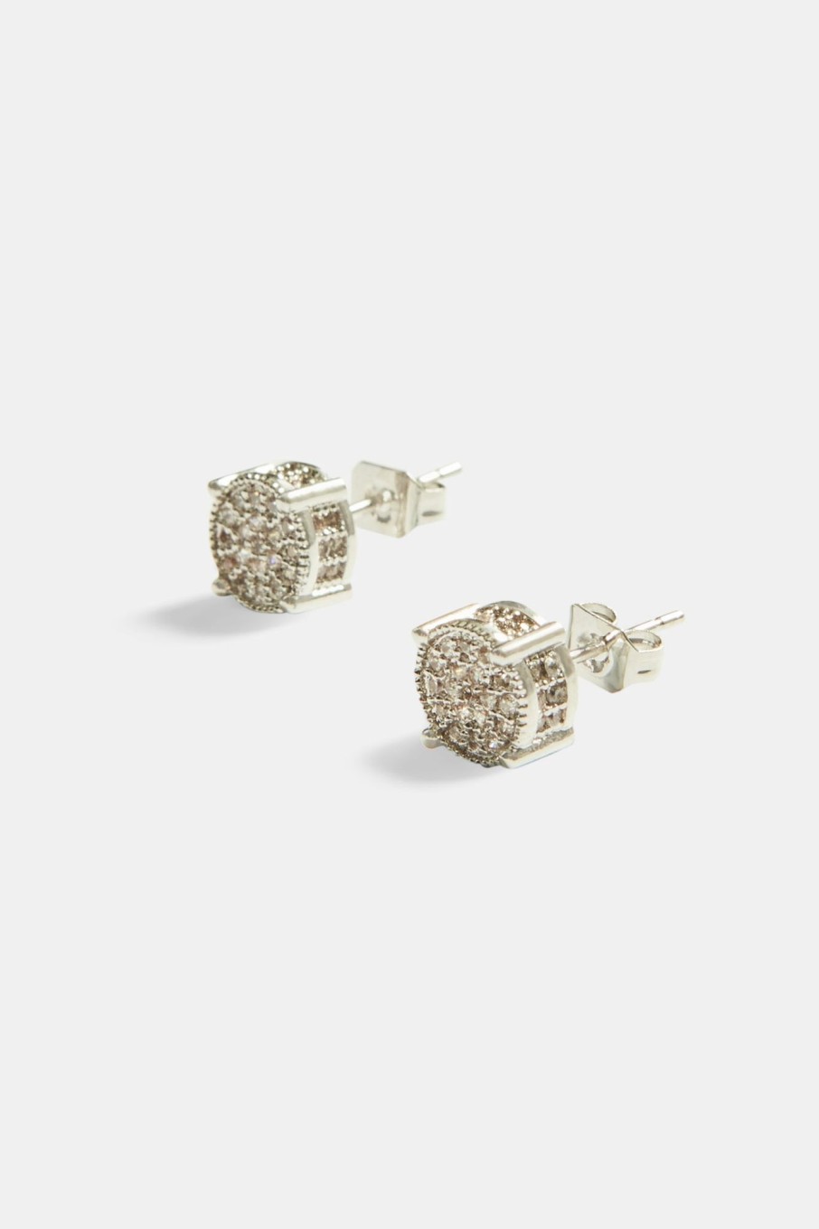 Iced Jewellery | JWL-EAR Iced Jewellery Iced Cz Circle Stud Earrings