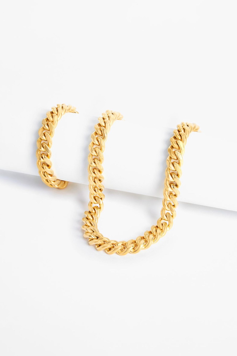 Jewellery Sets | cernucci Jewellery Sets 8Mm Miami Cuban Chain + Bracelet Bundle - Gold