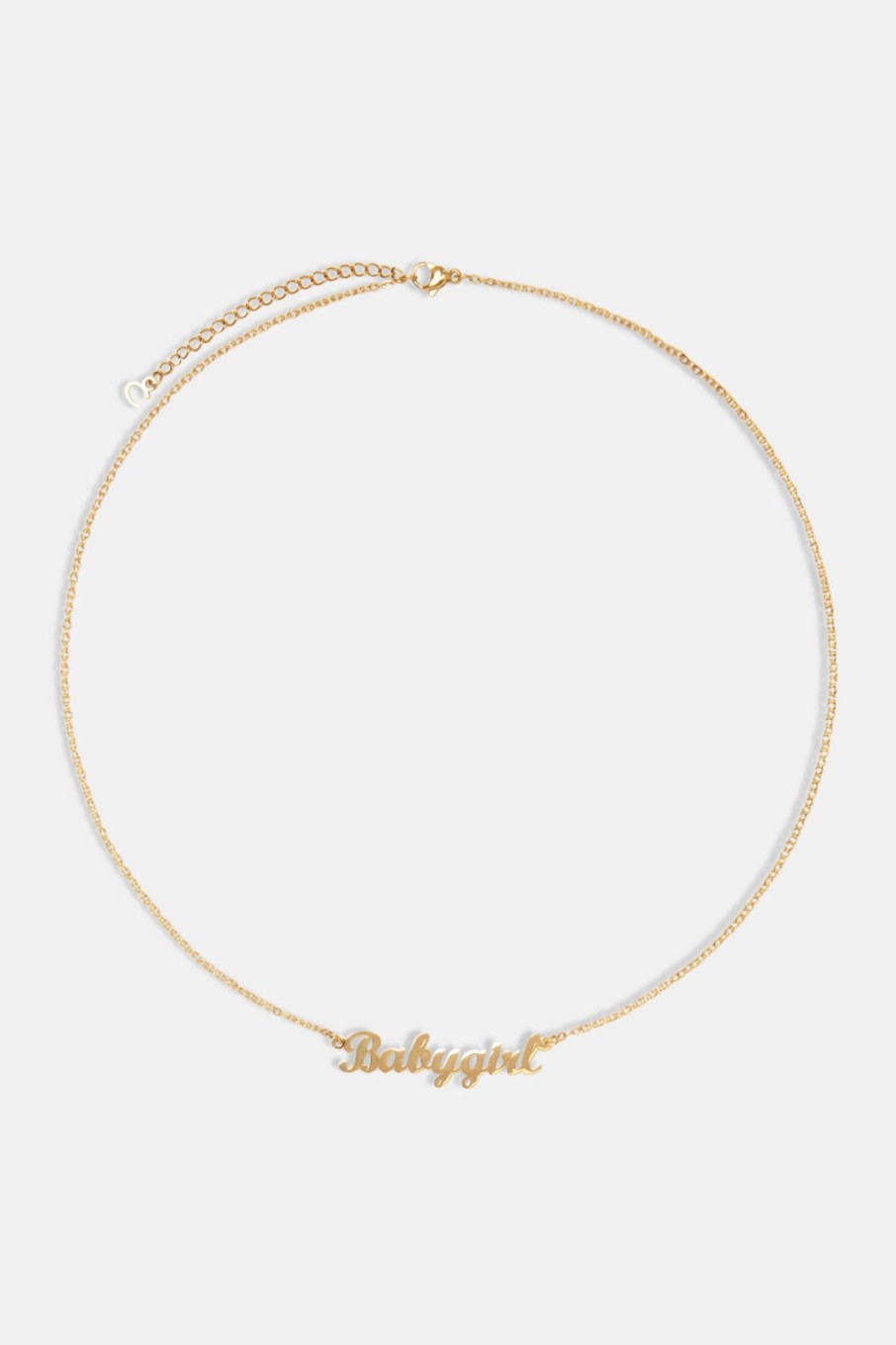 Necklaces | JWL-NECK Necklaces Gold Plated Polished Babygirl Necklace