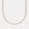 Iced Jewellery | JWL-CHN Iced Jewellery Womens 3Mm Gold Plated Tennis Chain