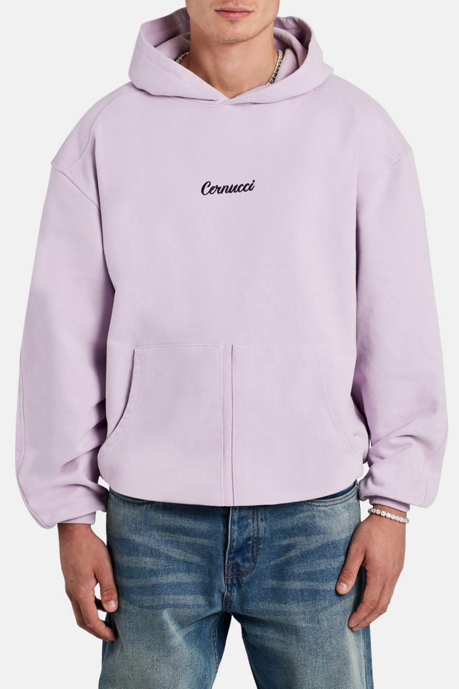 Hoodies & Sweatshirts | cernucci Hoodies & Sweatshirts Floral Graphic Oversized Hoodie