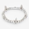 Bracelets & Bangles | cernucci Bracelets & Bangles 5Mm Iced Pave Spike Tennis Bracelet