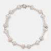 Iced Jewellery | cernucci Iced Jewellery Iced Bone Bracelet - White