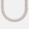 Iced Jewellery | JWL-CHN Iced Jewellery 14Mm Prong Cuban Chain Choker