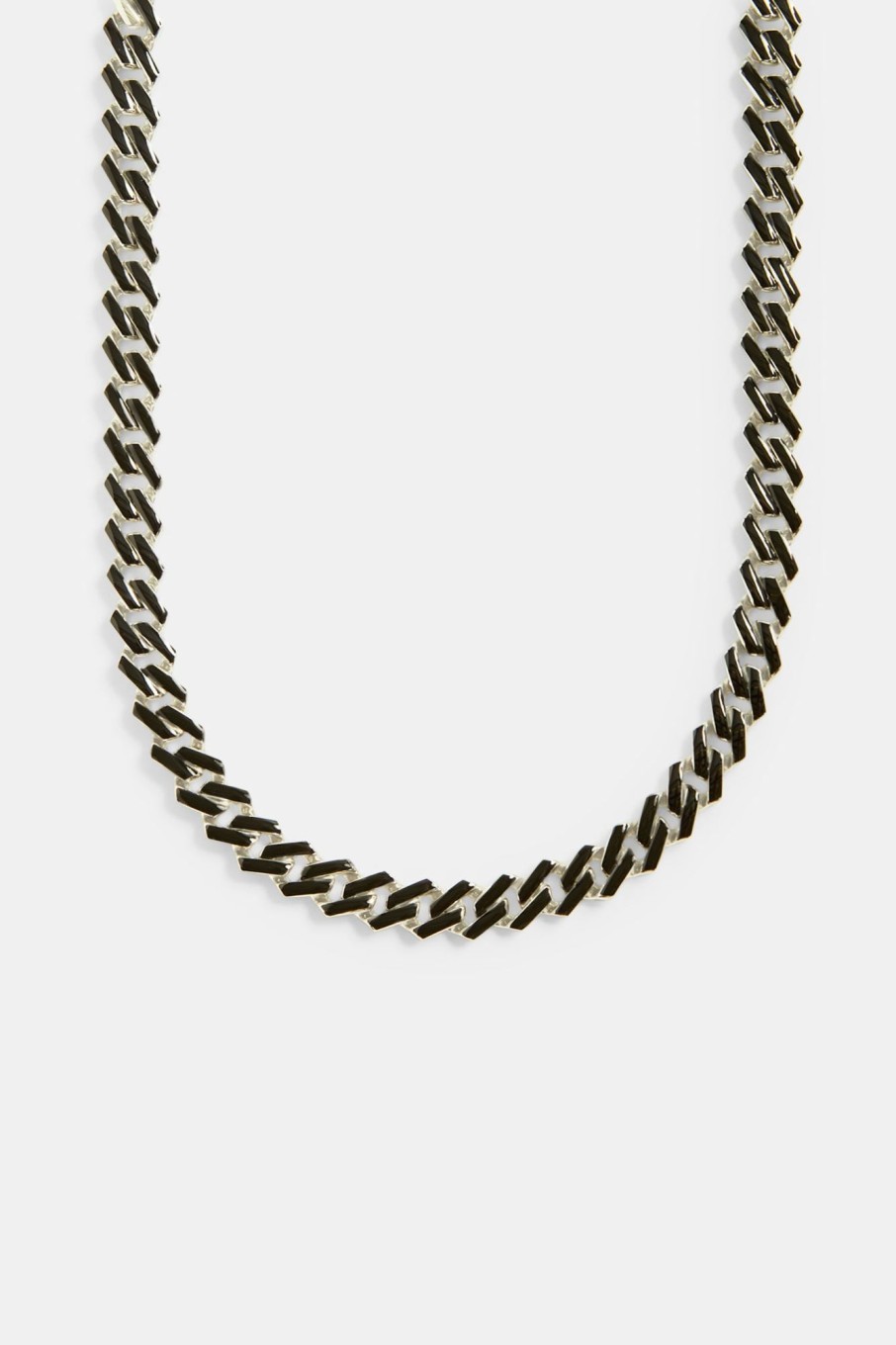 Chains | cernucci Chains 14Mm Stainless Steel Black Enamel Prong Cuban Chain