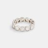 925 Sterling Silver | cernucci 925 Sterling Silver 5Mm 925 Cz Cluster Ring