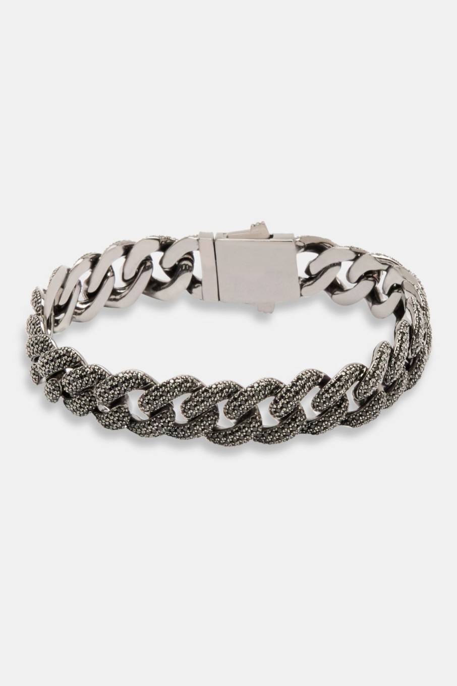 Cernucci X Phil Foden | cernucci Cernucci X Phil Foden Iced Cuban Bracelet - Black