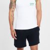 T-Shirts & Vests | cernucci T-Shirts & Vests Embroidered Muscle Fit Vest - White U0026 Green