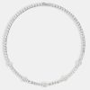 Chains | cernucci Chains Iced Happy Face Tennis Chain - White 5Mm