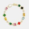 Cernucci X Phil Foden | cernucci Cernucci X Phil Foden Multi Gemstone Motif Bracelet - Gold