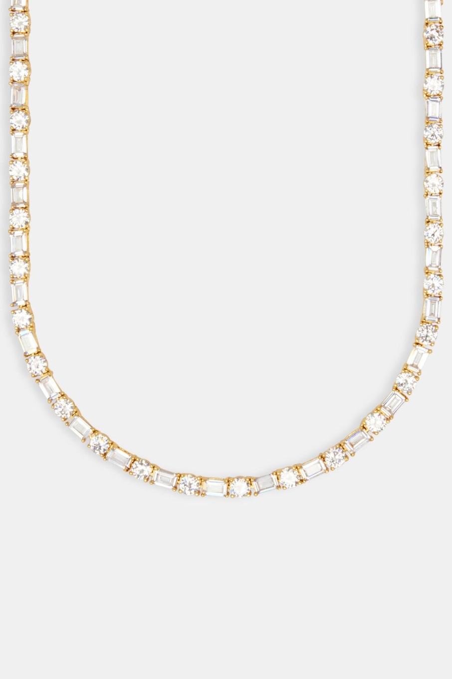 Chains | JWL-CHN Chains Round U0026 Rectangular Tennis Chain - Gold 5Mm