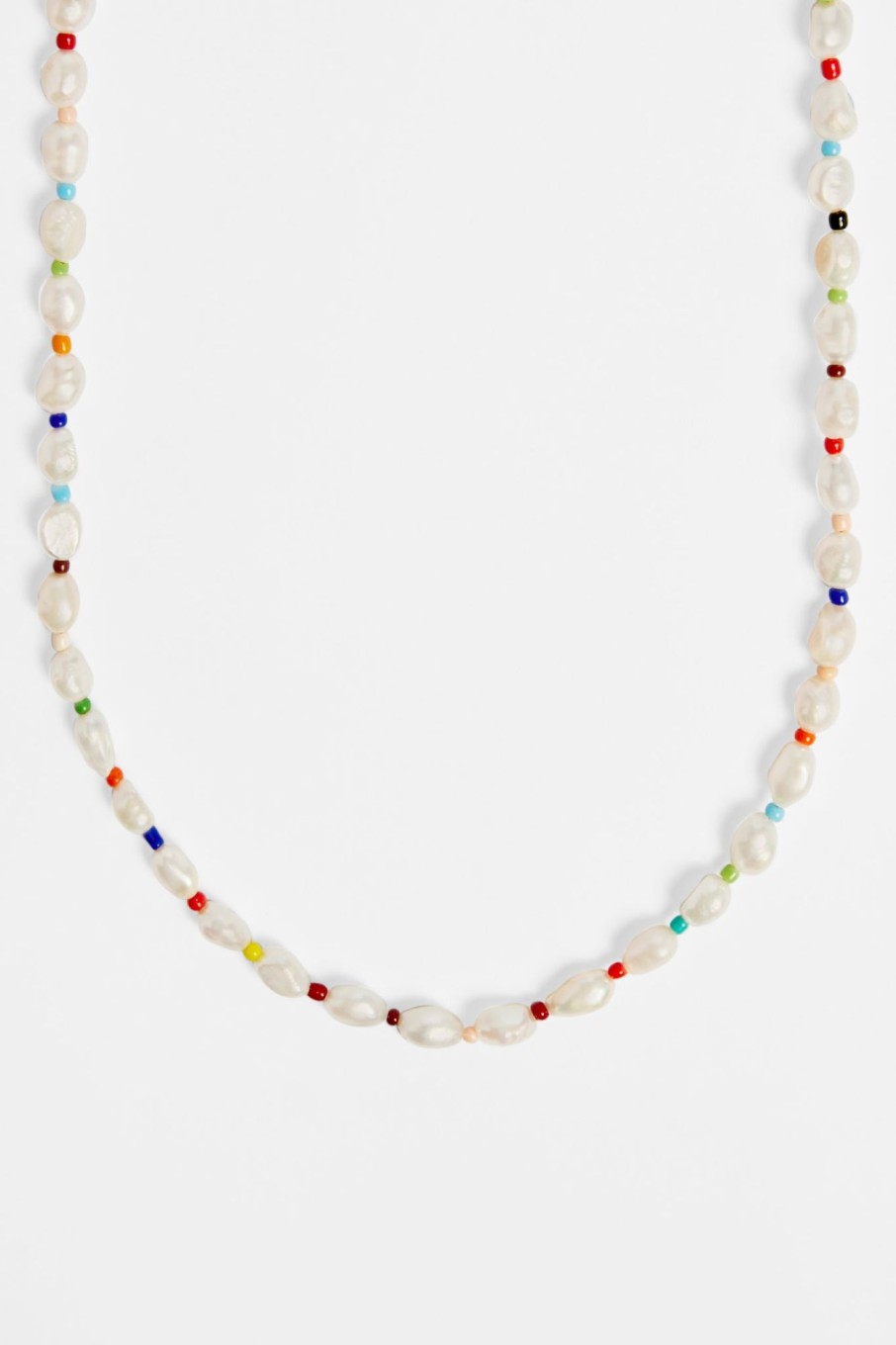 Pearl Necklaces & Bracelets | cernucci Pearl Necklaces & Bracelets Seed Freshwater Pearl Necklace With Micro Colour Beads