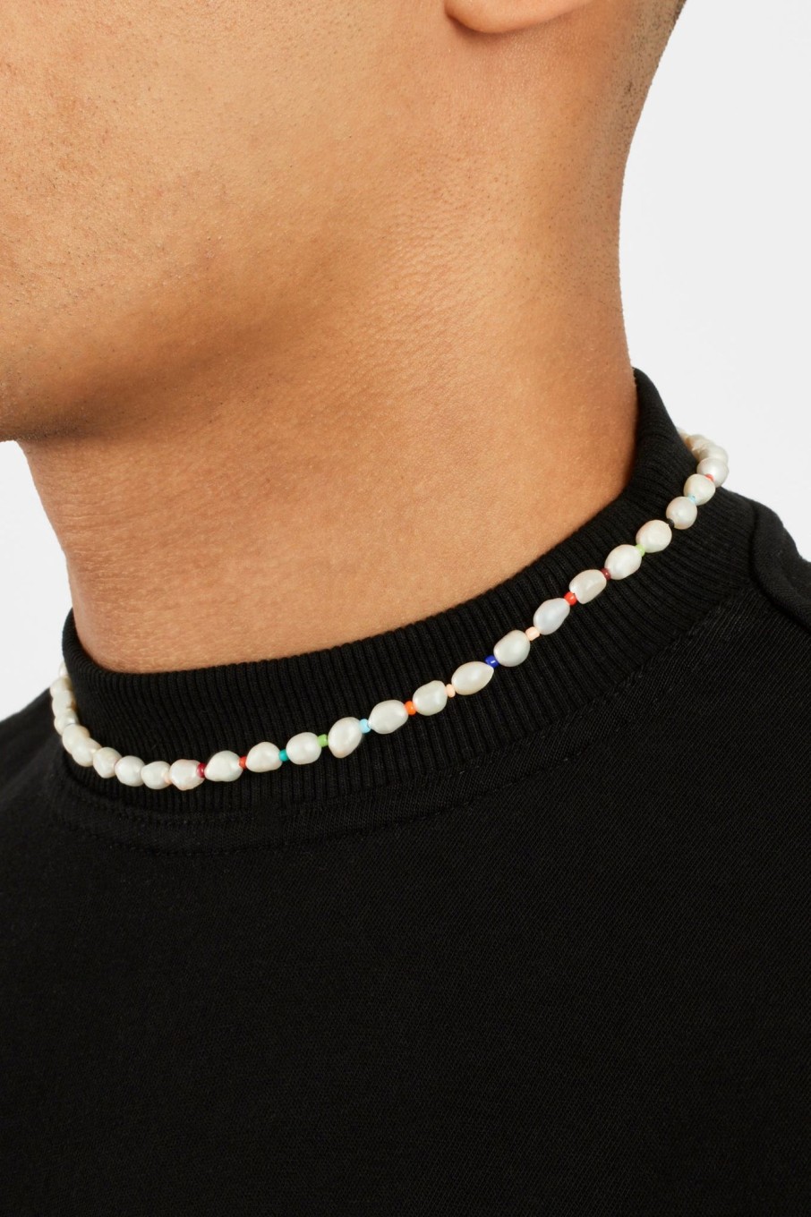 Pearl Necklaces & Bracelets | cernucci Pearl Necklaces & Bracelets Seed Freshwater Pearl Necklace With Micro Colour Beads