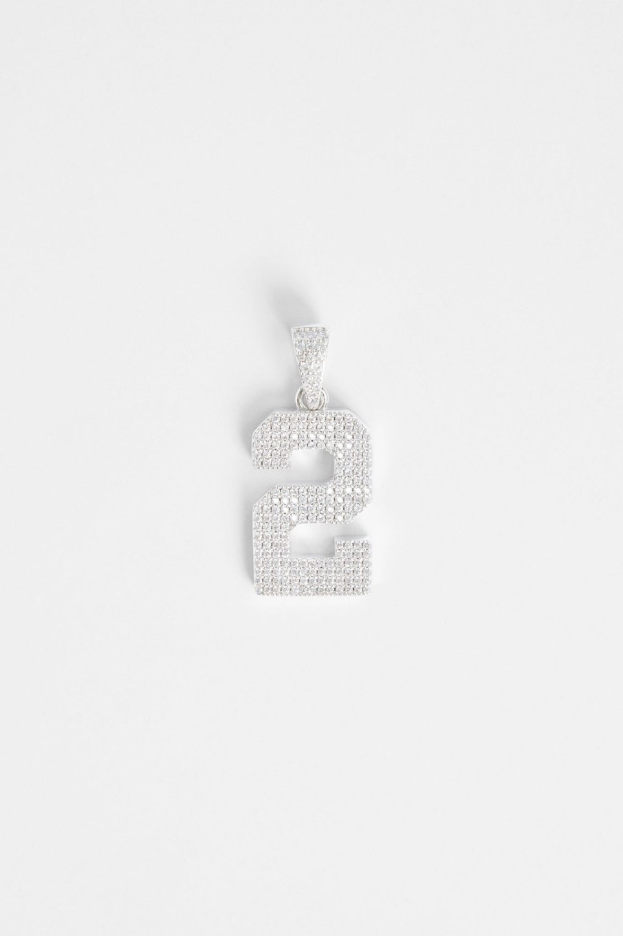 Pendants | cernucci Pendants Iced 2 Number Pendant