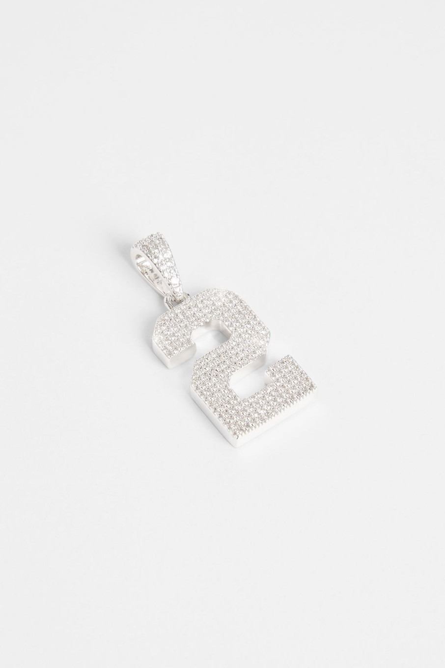 Pendants | cernucci Pendants Iced 2 Number Pendant