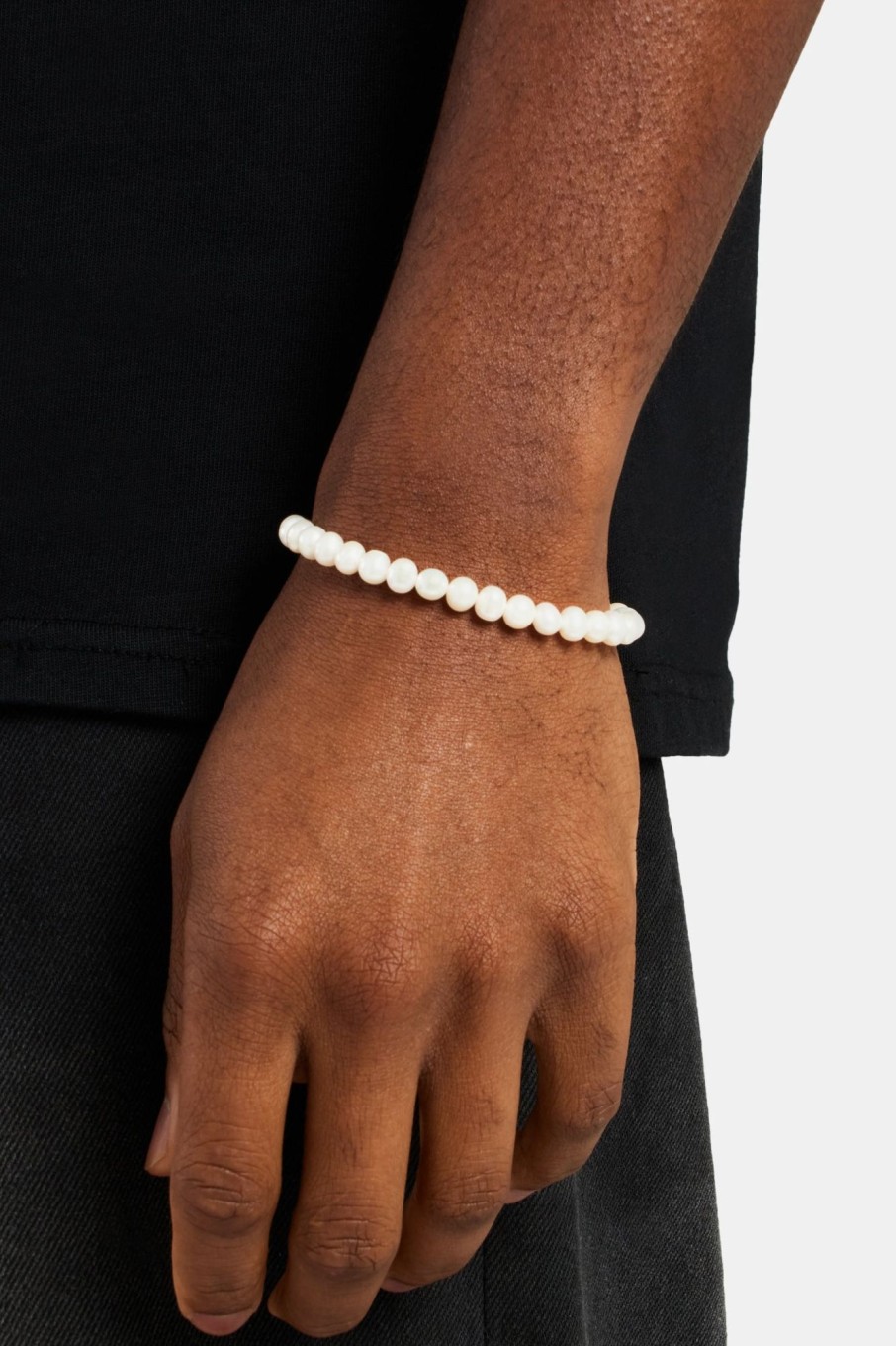 925 Sterling Silver | cernucci 925 Sterling Silver 6Mm Pearl Bracelet