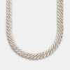 Iced Jewellery | JWL-CHN Iced Jewellery 14Mm Womens Baguette Prong Cuban Chain