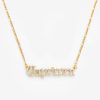 Necklaces | JWL-NECK Necklaces Iced Capricorn Zodiac Necklace - Gold