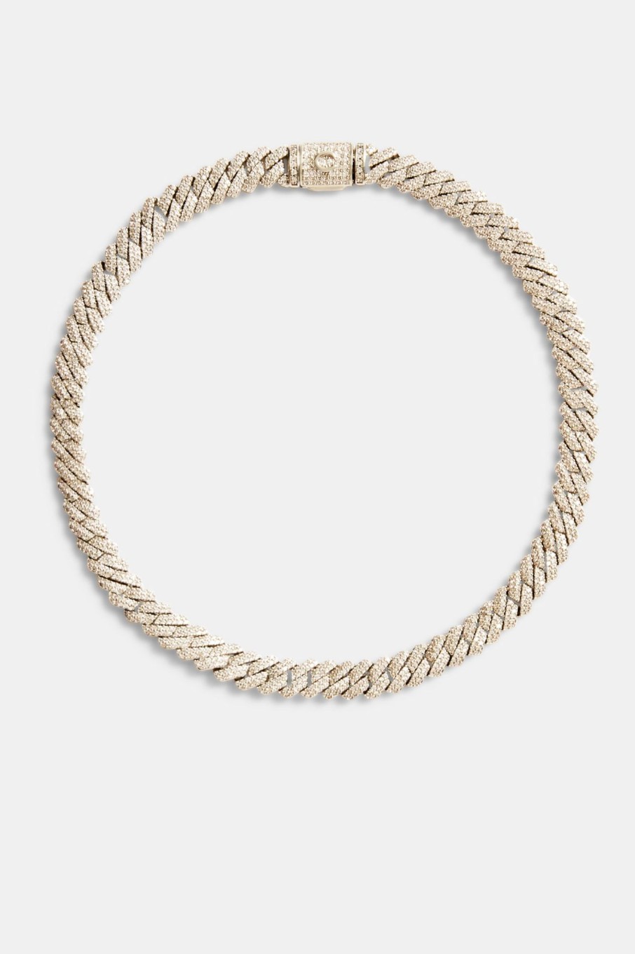 Chokers | JWL-CHN Chokers 8Mm Prong Cuban Chain Choker