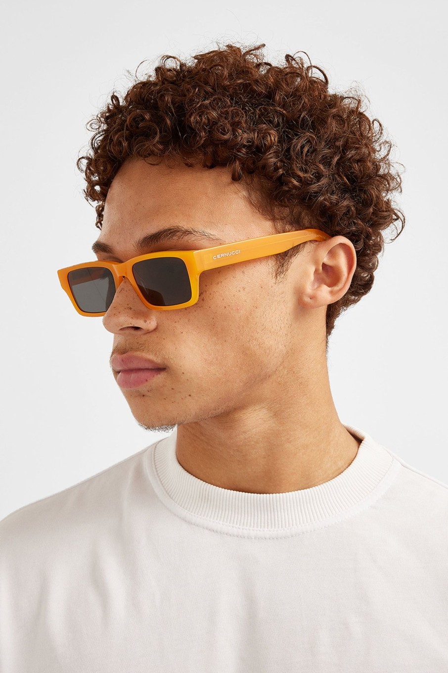 Accessories | CLO-ACC Accessories Rectangular Acetate Sunglasses - Orange