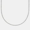 Chains | JWL-CHN Chains Womens Sterling Silver 3Mm Rope Chain