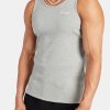 T-Shirts & Vests | cernucci T-Shirts & Vests Slim Fit Embroidered Vest - Grey