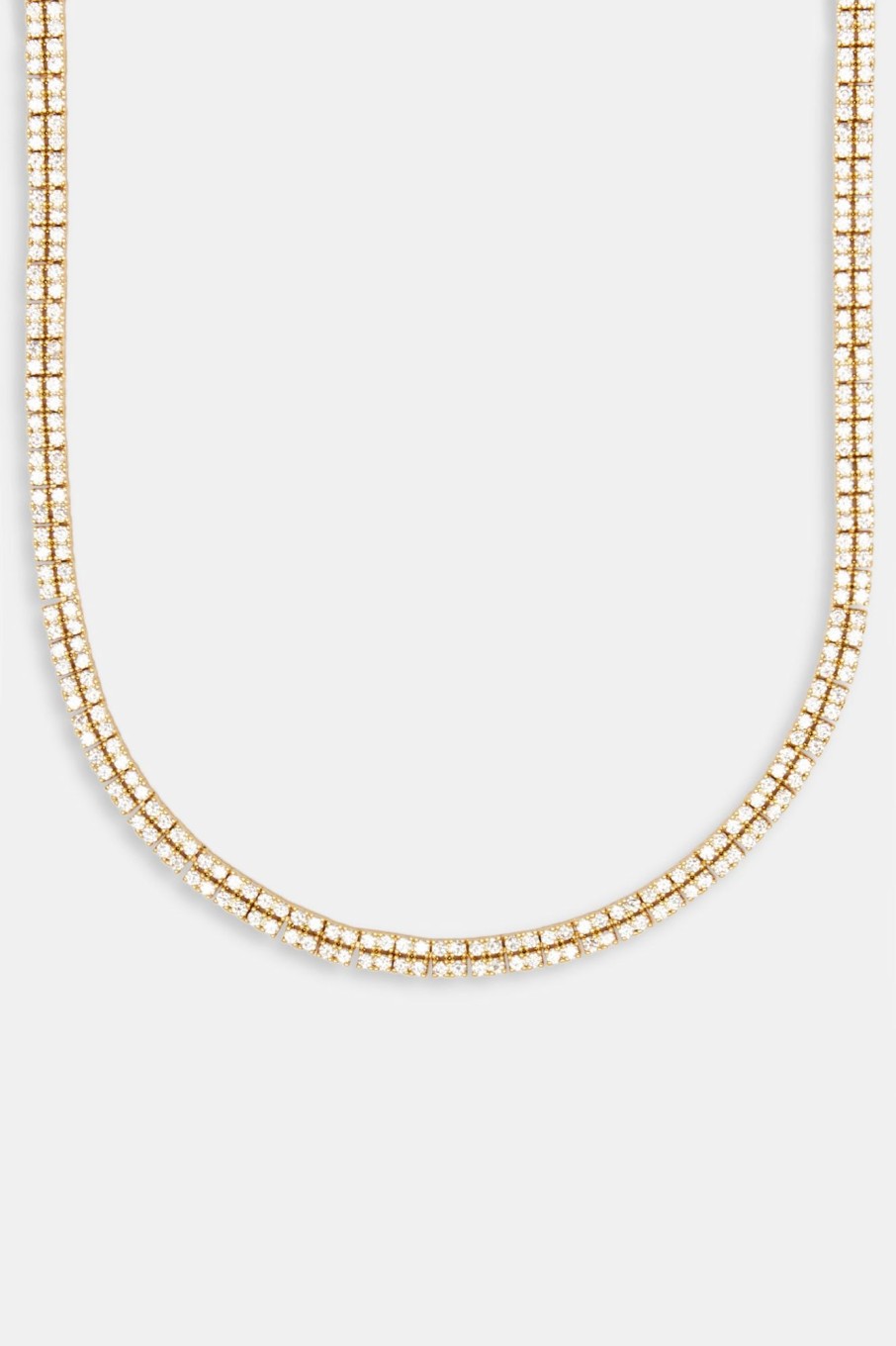 Chains | JWL-CHN Chains 5Mm Gold Plated Double Row Tennis Chain