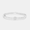 Iced Jewellery | cernucci Iced Jewellery Iced Happy Face Tennis Bracelet - White 5Mm