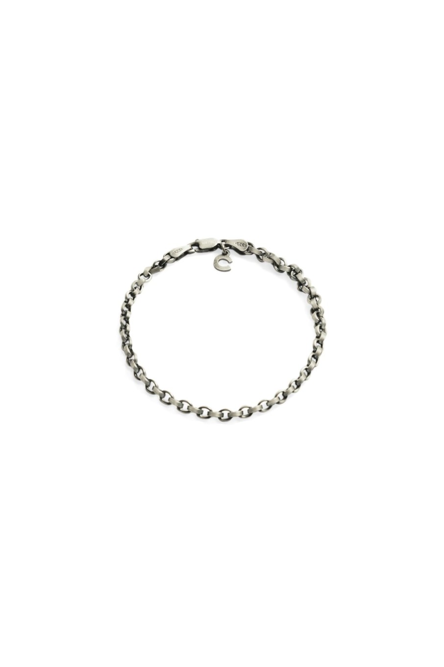 925 Sterling Silver | cernucci 925 Sterling Silver 925 Sterling Silver Oxidised Anchor Bracelet