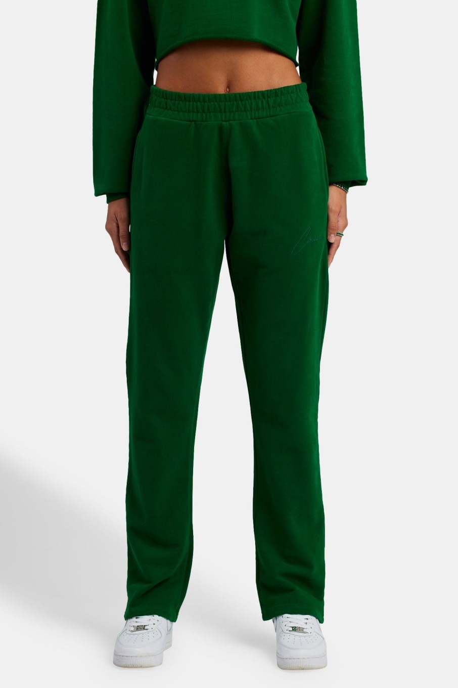 Trousers & Joggers | CLO-BOT-TRO Trousers & Joggers Straight Leg Jogger - Dark Green