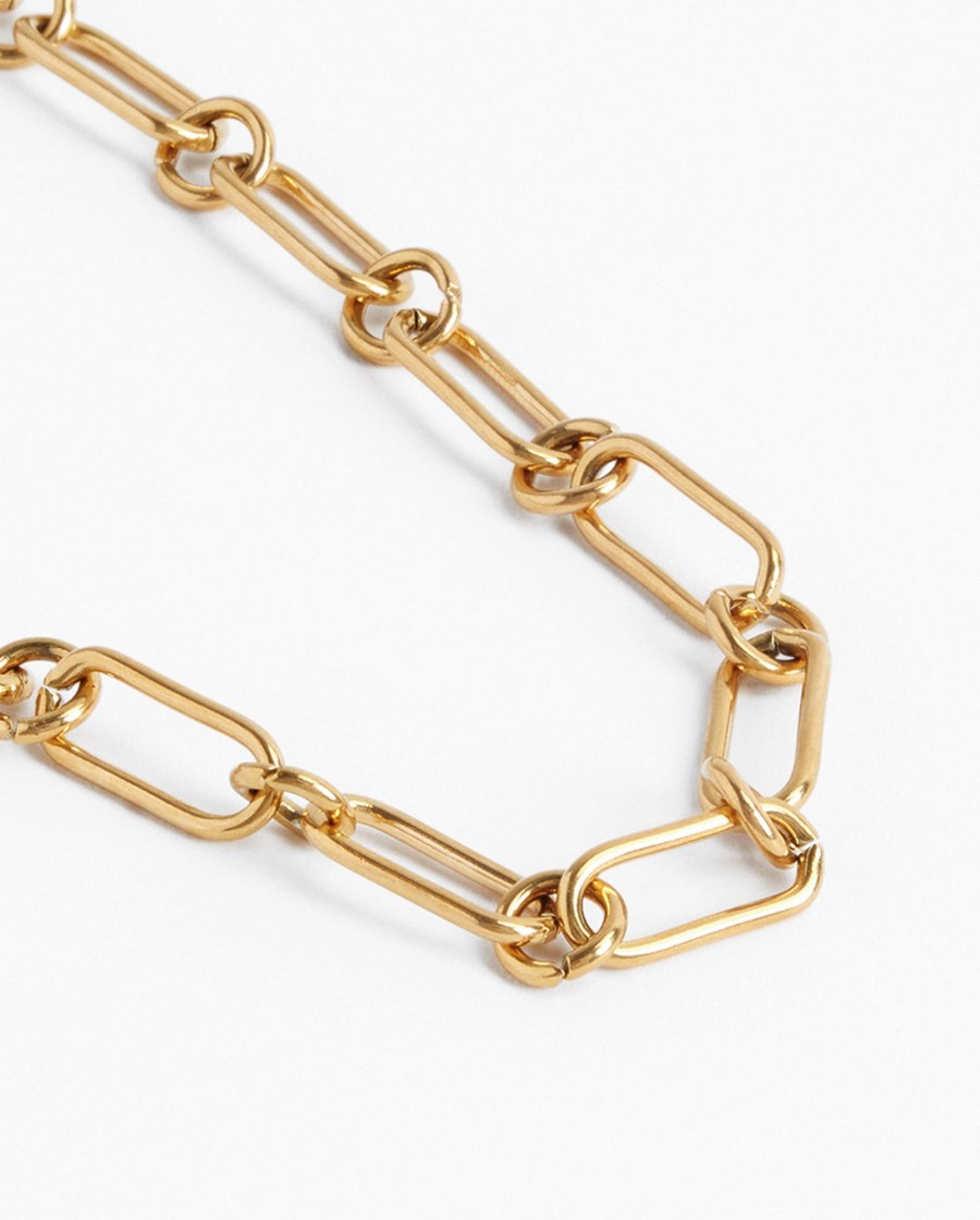 Necklaces | JWL-NECK Necklaces Chain Link Choker - Gold