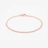 Bracelets & Bangles | JWL-BRA Bracelets & Bangles 2Mm Curb Bracelet - Rose Gold