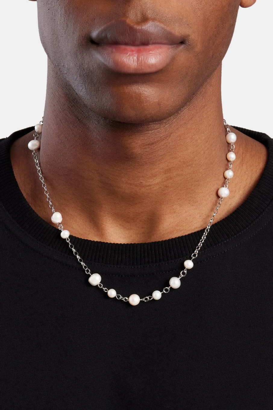 Pearl Necklaces & Bracelets | cernucci Pearl Necklaces & Bracelets Freshwater Pearl Chain Necklace