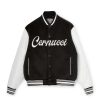 Outerwear | cernucci Outerwear Cernucci Varsity Bomber Jacket - Black