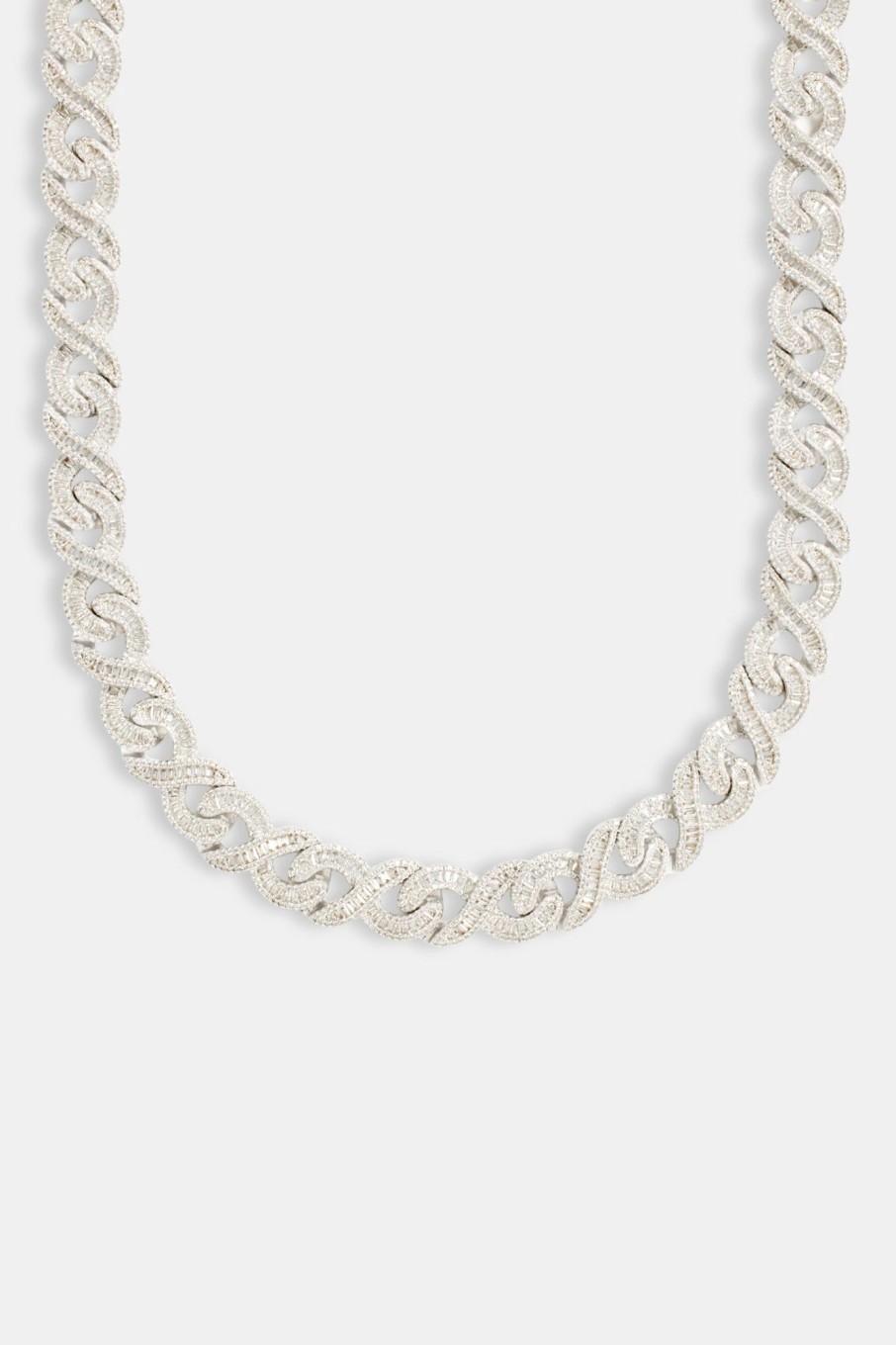 Chains | cernucci Chains 15Mm Iced Cz Baguette Infinity Chain