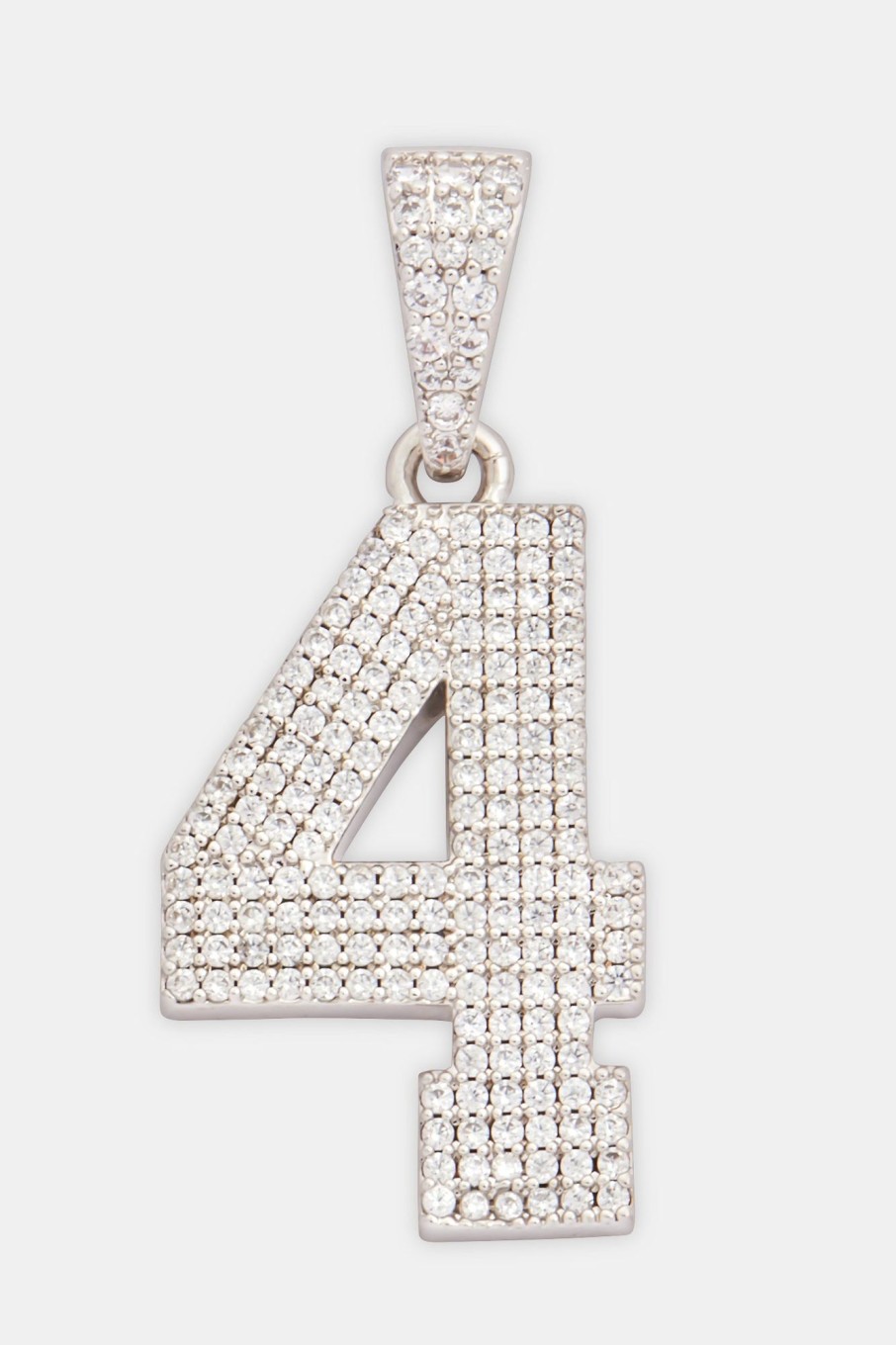 Pendants | cernucci Pendants Iced 4 Number Pendant