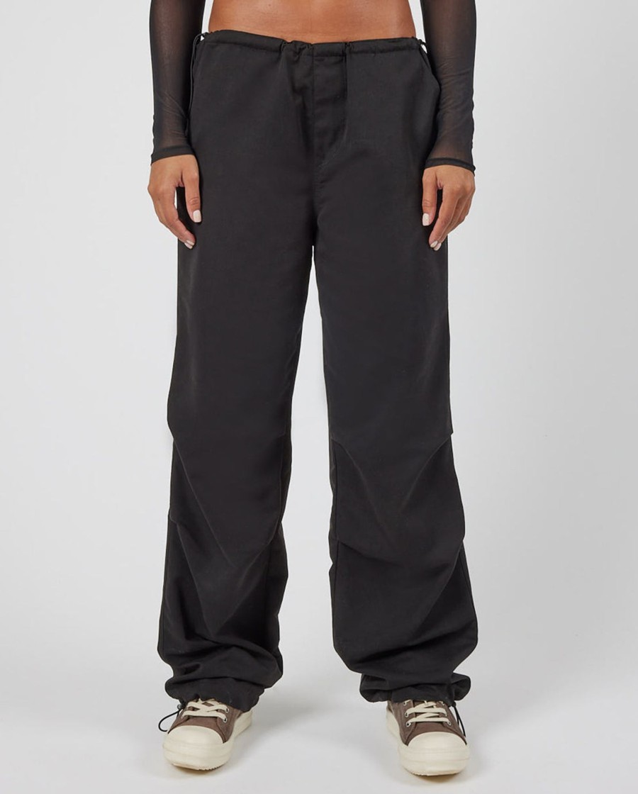 Trousers & Joggers | CLO-BOT-TRO Trousers & Joggers Cernucci Parachute Trouser - Black