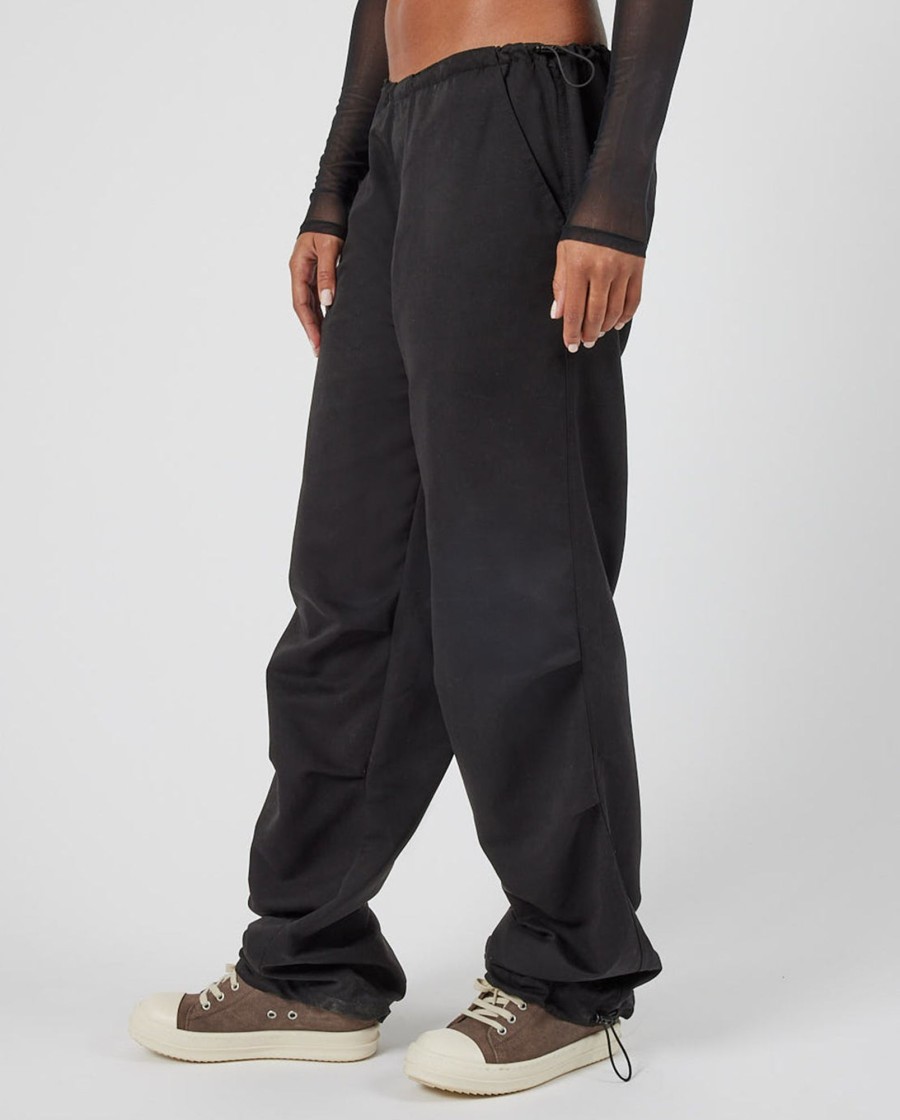 Trousers & Joggers | CLO-BOT-TRO Trousers & Joggers Cernucci Parachute Trouser - Black