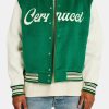 Outerwear | cernucci Outerwear Cernucci Varsity Bomber Jacket - Green