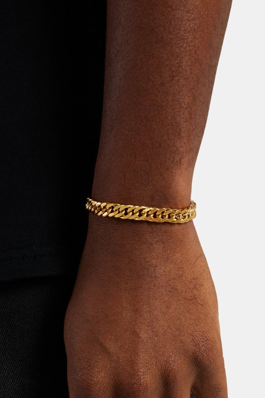 Bracelets & Bangles | cernucci Bracelets & Bangles Square Cuban Bracelet - Gold